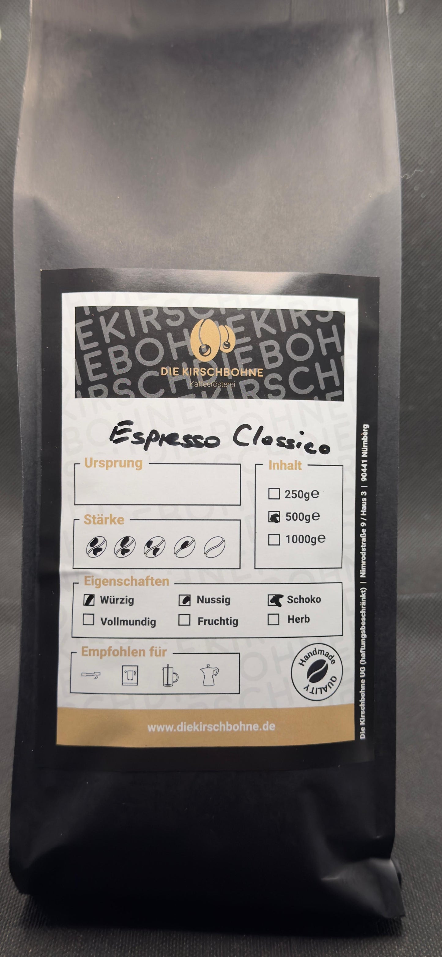 Espresso Classico - ganze Bohne