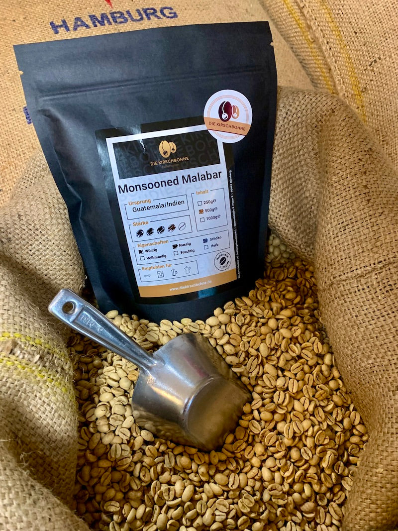 Monsooned Espresso - ganze Bohne