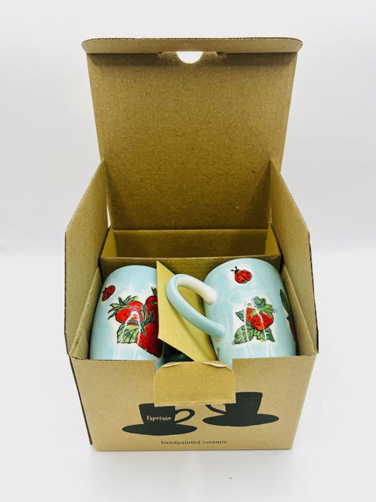 Espresso Tasse - 2er Set in Geschenkbox - Bella Fragola