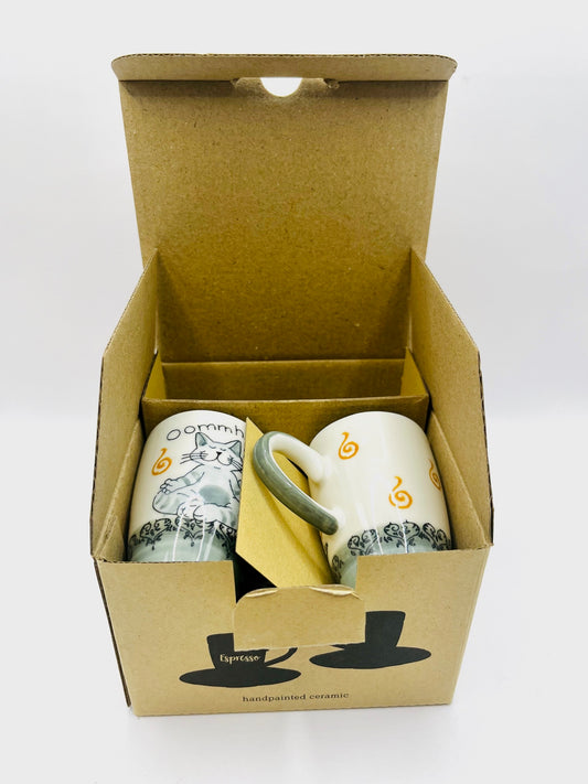 Espresso Tasse - 2er Set in Geschenkbox - Oommh Pure