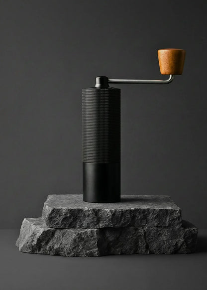 Lambda Kaffeemühle manuell mit Edelstahl-Mahlwerk